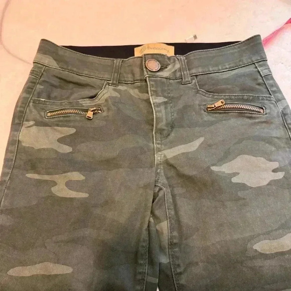 Democracy Gray Camo Camouflage Ab Technology Skinny Pants Jeans Women's Size 2 - Picture 5 of 14